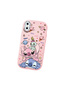 iPhone X/Xs Compatible Shock-Absorbing Camera Protected Pink Silicone Patterned Case - 3