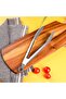 DC3176 Silicone Food Tong with Handle, Silver/Grey - 2