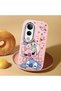 حافظة من السيليكون باللون الوردي متوافقة مع هاتف Vivo V50 Lite 4G/5G مع حماية للكاميرا ممتصة للصدمات - 2