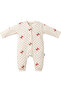 Baby Girl Patterned Cotton Jumpsuit - 2