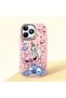 Realme Note 50 Compatible Shock-Absorbing Camera Protected Pink Silicone Patterned Case