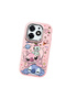 Tecno Spark 10 Pro(Ki7) Compatible Shock-Absorbing Camera Protected Pink Silicone Patterned Case - 3