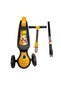 Swing lighted 3 wheel scooter yellow - 3