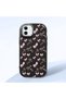حافظة سيليكون سوداء متوافقة مع هاتف iPhone 12 Mini ومضادة للصدمات وواقية للكاميرا منقوش مطبوع - 2