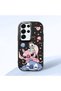 Samsung Galaxy S25 Ultra Compatible Shock-Absorbing Camera Protected Black Silicone Patterned Case