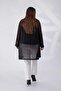 Women's Plus Size 2-Piece Evening Dress Blouse with Stone Collar Black - 4