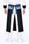 Black Denim Detailed Design Waist-Tie Chef Apron with Name Gift Chef Apron Kitchen Aprons - 2