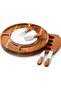 Cheese Board Set, Round Acacia Charcuterie Board