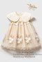 Baby Girl Tulle Dress - Headband Floral Tulle Embroidered Cotton Lined Premium Special Occasion - 3