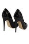 Black Patent Leather Heeled 10 cm Women's Stiletto Shoes - 5