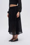 Women's Comfortable Cut Transparent Skirt with Elastic Waist - 2