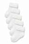 5-piece boxed newborn 0-6 month baby socks set 100% cotton soft comfortable premium solid color gift - 2