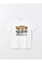 Lcw Vision White Crew Neck Printed Short Sleeve Women's T-Shirt - 6