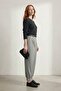 بنطلون MY FASHION بأزرار وحزام عند الخصر - 5