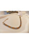 Xuping Rose and Silver Color Transitioning Modern Chain Bracelet (19-22 cm) - 2