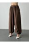 Ribana Detailed Trousers Brown - 2