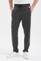 Men's Black-Anthracite Zipper Pocket Diving Fabric Straight Leg Comfortable Cotton Jogger 2-Piece Sweatpants - 3