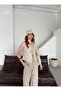 Natural 3-Layered Vest Muslin Set - 8486 - 6
