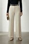 My Fashion Belted Pleated Trousers with Curled Legs - 3
