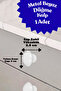 Klc Metal Round White Knob Handle Modern Drawer Handle Knobs for Children's Room, Kitchen and Cabinet - 3
