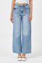 Uca Jean High Waist Wide Leg Relaxed Fit Belted Waist Women's Jean Pants - 6