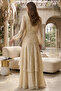 Fairy Model Patterned Cream Women's Dress – Stylish Design for Casual & Special Occasions - 6
