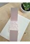 Pack of 24 Powder Pink Invitation Ribbons (Envelope Belt) - Decorative Envelope Closure Tape Compatible with 13X18 cm Envelopes - 5