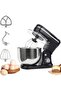 1200W Electric Stand Mixer, 5L Large Capacity with 6-Speed Control & 3 Attachments - Black - 3
