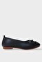 Stylish Daily Women's Ballerinas with Bow Black