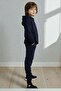 Astronaut Nasa Writing Printed Hooded Unisex Tracksuit Set with Kangaroo Pocket - 3