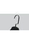 Wooden Bar (Black Nickel Hook) Shirt and Trouser Hanger Black Color 48 Pieces - 2