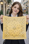 إترو نمط عرقي بلون واحد 50x50 سم - 3