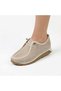 Suede Rubber Laced Women's Sports Ballerina Shoes - 3
