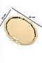 Stainless Oval Daisy Flower Coffee Presentation Trays, Set of 6 - 3