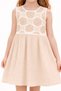 Ecol 42504-26 Girls' Dress with Lace Detail, Summer Comfortable Fit, Casual Cotton Dress - 3
