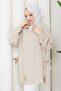 Women's Tunic with Eyelet Details and Zipper Closure - 6