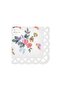 - Straw Textured Floral Napkin - L - 16 Pieces