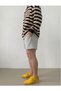 Men's Gray Shorts Oversize Relaxed Fit High Waist Shorts with Elastic Waistband Casual - 3