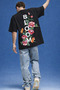Unisex Bloom Printed Special Design Oversize Comfortable Daily Use Combed Cotton T-Shirt - 2