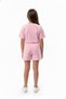 Girls' 2-Piece Shorts Set Crew Neck Short Sleeve Printed T-Shirt - Elastic Waist Tie - 5