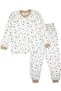 Boy's 6-9 Years Old Koala Printed Crew Neck Seasonal 100% Cotton Nightgown Pajama Set - 2
