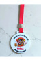 Reading Day Souvenir White Plexiglass Medal 5 Pieces