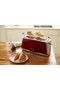 Luna Long Slot Long 2-Slice Toaster - Red 23250-56 - 8