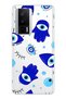 Poco F5 Pro Compatible Hamsa Hand Pattern Transparent Phone Case