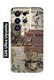 Samsung Galaxy S26 Ultra Compatible Western Patterned Transparent Phone Case
