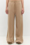 Wide-Legged Sweatpants with Elastic Waistband and Laces - 4