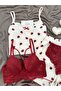 Women's Underwear Oslo Fabric Patterned Shorts Pajama Set - 3