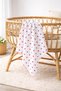 Multi-Purpose Muslin Blanket Newborn Girl - Boy Baby Blanket Cotton Summer Heart Patterned - 7