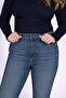 Casual Flare Crop Mid Rodeo Women's Jean Pants - 5