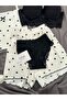 Women's Underwear Oslo Fabric Patterned Shorts Pajama Set - 3
